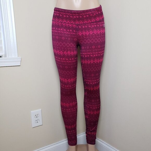 REEBOK Glacial Printed Workout Leggings - Picture 1 of 5